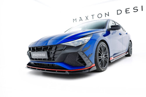 Maxton front splitter V.2 for Hyundai Elantra N Mk7