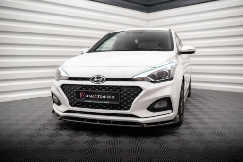 Maxton front splitter V.2 for Hyundai I20 Mk2 Facelift