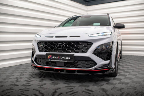 Maxton front splitter V.2 for Hyundai Kona N Mk1