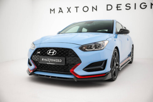 Maxton front splitter V.2 for Hyundai Veloster N Mk2