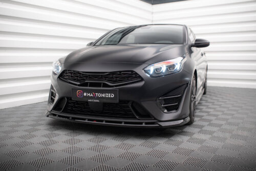Maxton front splitter V.2 for Kia Proceed GT Mk3 Facelift / Ceed GT / GT - Line Mk1 Facelift