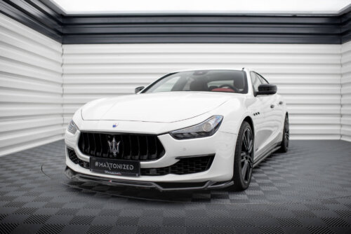 Maxton front splitter V.2 for Maserati Ghibli Mk3 Facelift