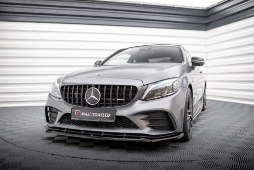 Maxton front splitter V.2 for Mercedes-AMG C43 Coupe / Cabrio / Sedan / Estate C205 / A205 / W205 / S205 Facelift