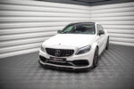 Maxton front splitter V.2 for Mercedes-AMG C63 Coupe AMG Aero Pack C205 Facelift