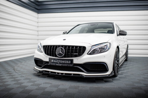 Maxton front splitter V.2 for Mercedes-AMG C63 Sedan / Estate W205 / S205