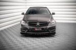Maxton front splitter V.2 for Mercedes-Benz C Coupe / Sedan / Estate AMG-Line C204 / W204 Facelift / S204 Facelift
