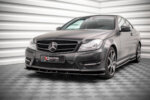 Maxton front splitter V.2 for Mercedes-Benz C Coupe / Sedan / Estate AMG-Line C204 / W204 Facelift / S204 Facelift