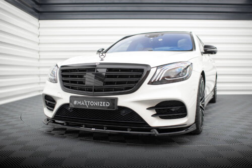 Maxton front splitter V.2 for Mercedes-Benz S AMG-Line W222 Facelift