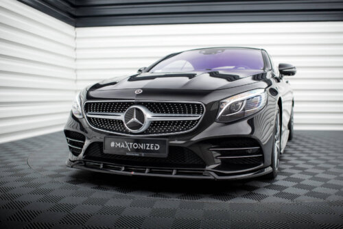 Maxton front splitter V.2 for Mercedes-Benz S Coupe AMG-Line C217 Facelift