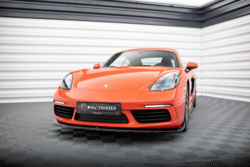 Maxton front splitter V.2 for Porsche 718 Cayman 982c