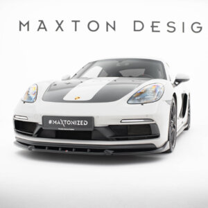 Maxton front splitter V.2 for Porsche 718 Cayman GTS 982c