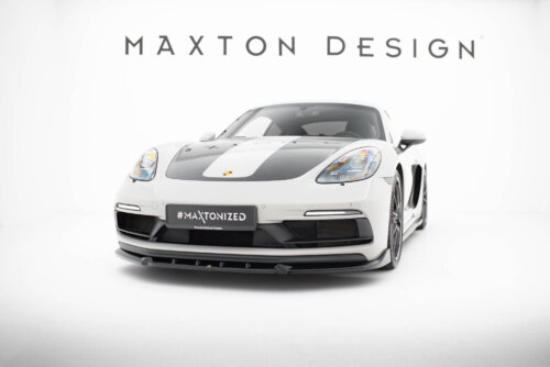 Maxton front splitter V.2 for Porsche 718 Cayman GTS 982c