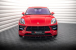 Maxton front splitter V.2 for Porsche Macan GTS / Sport Design Mk1 Facelift