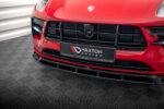 Maxton front splitter V.2 for Porsche Macan GTS / Sport Design Mk1 Facelift