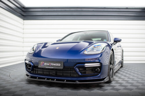 Maxton front splitter V.2 for Porsche Panamera E-Hybrid 971 Facelift