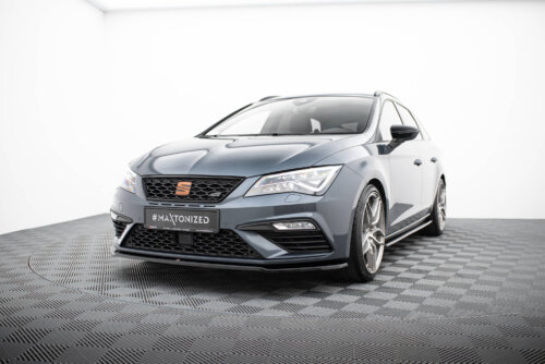 Maxton front splitter V.2 for Seat Leon Cupra / FR Mk3 FL