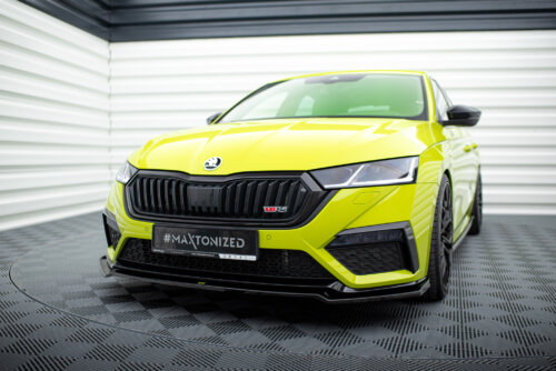 Maxton front splitter V.2 for Skoda Octavia RS Mk4