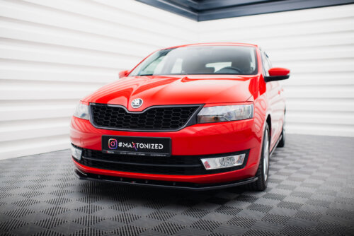 Maxton front splitter V.2 for Skoda Rapid