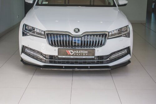 Maxton front splitter V.2 for Skoda Superb Liftback / Combi Mk3 Facelift