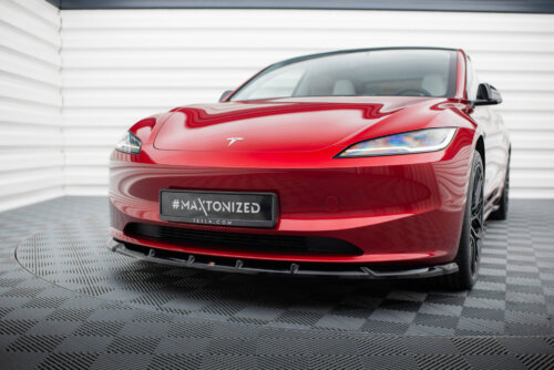 Maxton front splitter V.2 for Tesla Model 3 Project Highland(Facelift)