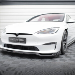 Maxton prednji splitter V.2 za Tesla Model S Plaid Mk1 Facelift