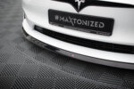 Maxton front splitter V.2 for Tesla Model S Plaid Mk1 Facelift
