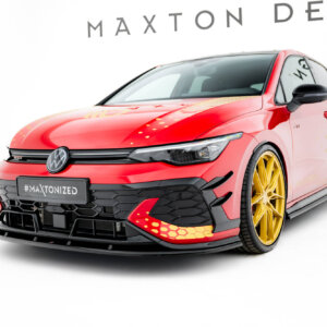 Maxton front splitter V.2 for Volkswagen Golf GTI Clubsport Mk8 Facelift