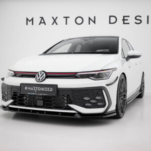 Maxton front splitter V.2 for Volkswagen Golf GTI / GTE / R-Line Mk8 Facelift