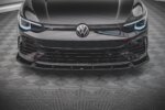 Maxton front splitter V.2 for Volkswagen Golf R Hatchback / Variant Mk8