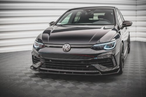 Maxton front splitter V.2 for Volkswagen Golf R Hatchback / Variant Mk8