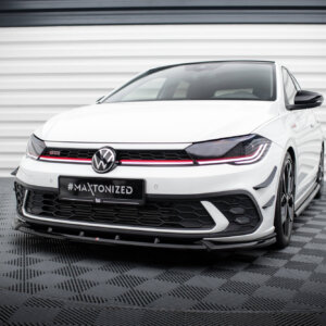 Maxton prednji splitter V.2 za Volkswagen Polo GTI Mk6 Facelift