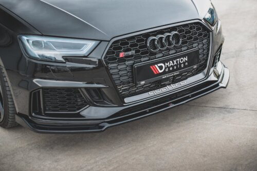 Maxton front splitter V.3 for Audi RS3 8V FL Sportback