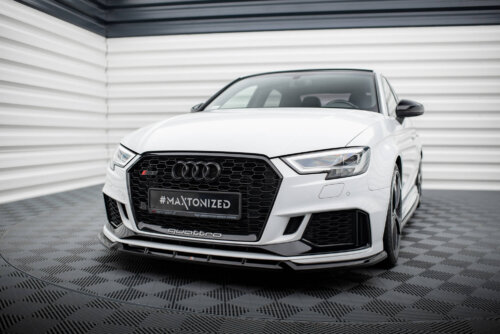 Maxton front splitter V.3 for Audi RS3 Sedan 8V Facelift