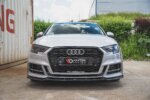 Maxton front splitter V.3 for Audi S3 / A3 S-Line 8V FL Sedan