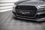 Maxton prednji splitter V.3 za Audi S3 / A3 S-Line Sportback 8V Facelift