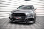 Maxton prednji splitter V.3 za Audi S3 / A3 S-Line Sportback 8V Facelift