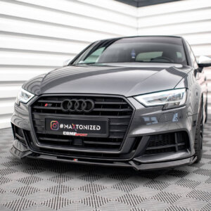 Maxton prednji splitter V.3 za Audi S3 / A3 S-Line Sportback 8V Facelift