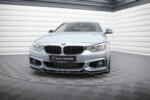 Maxton front splitter V.3 for BMW 4 Coupe / Gran Coupe / Cabrio M-Pack F32 / F36 / F33