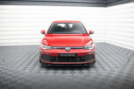 Maxton front splitter V.3 + Flaps for Volkswagen Golf GTI / GTE / GTD / R-Line Mk8