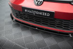 Maxton front splitter V.3 + Flaps for Volkswagen Golf GTI / GTE / GTD / R-Line Mk8