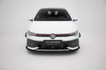 Maxton prednji splitter V.3 + Flaps za Volkswagen Golf GTI / GTE / R-Line Mk8 Facelift