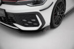 Maxton prednji splitter V.3 + Flaps za Volkswagen Golf GTI / GTE / R-Line Mk8 Facelift