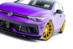 Maxton prednji splitter V.3 + Flaps za Volkswagen Golf R Hatchback / Variant Mk8 Facelift