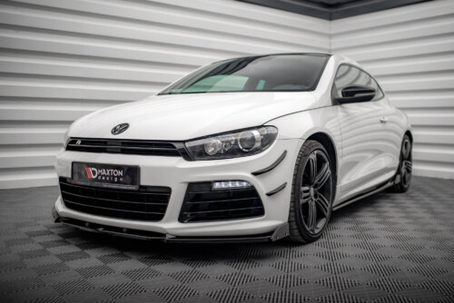 Maxton front splitter V.3 + Flaps for Volkswagen Scirocco R Mk3