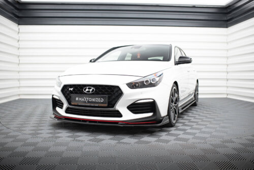 Maxton front splitter V.3 for Hyundai I30 N Mk3 Hatchback/ Fastback