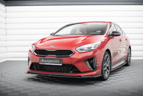 Maxton front splitter V.3 for Kia Ceed GT / GT-Line Mk3 / Proceed Mk1