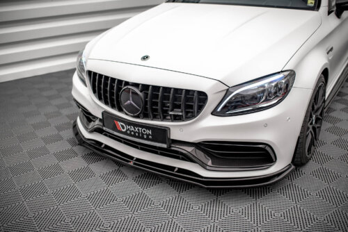 Maxton front splitter V.3 for Mercedes-AMG C63 AMG Aero Pack C205 Facelift