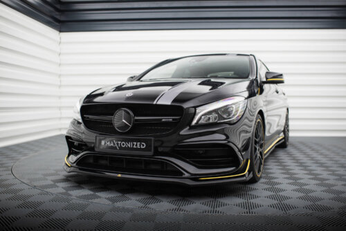 Maxton front splitter V.3 for Mercedes-AMG CLA 45 Aero C117 Facelift