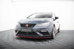 Maxton front splitter V.3 for Seat Leon Cupra / FR Mk3 FL