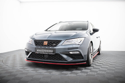 Maxton front splitter V.3 for Seat Leon Cupra / FR Mk3 FL